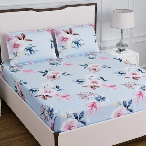 https://soulstylez.com/products/blue-pink-floral-glazed-cotton-220-tc-king-bedsheet-with-2-pillow-covers