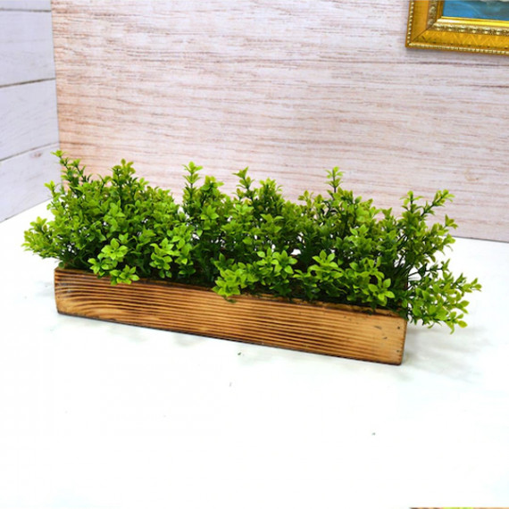 https://soulstylez.com/products/green-brown-artificial-gardenia-plant-bunch-in-wood-planter