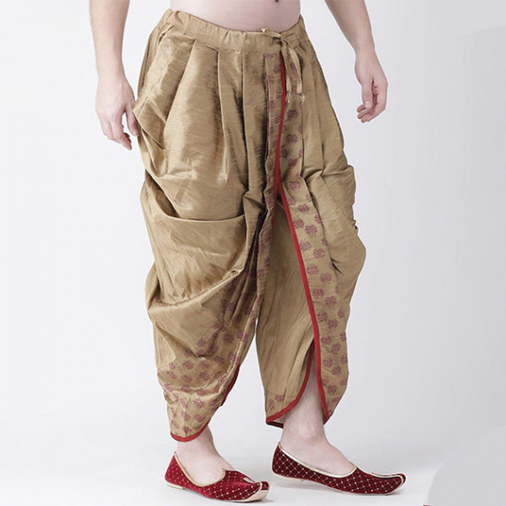 https://soulstylez.com/products/men-beige-red-printed-dupion-silk-dhoti-pants
