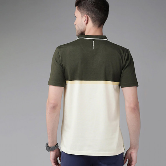 https://soulstylez.com/products/men-olive-green-yellow-colourblocked-polo-collar-active-fit-t-shirt