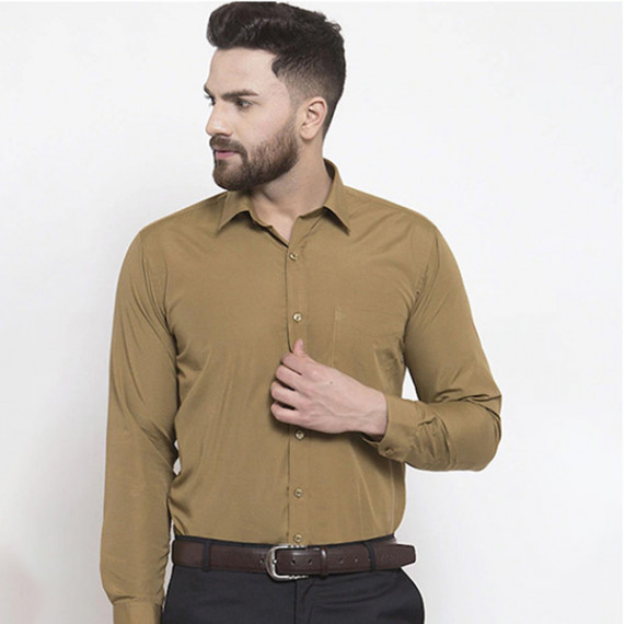 https://soulstylez.com/products/men-khaki-slim-fit-solid-formal-shirt