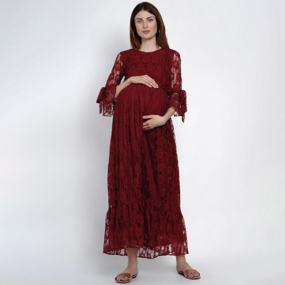 https://soulstylez.com/products/women-maroon-maternity-self-design-maxi-dress