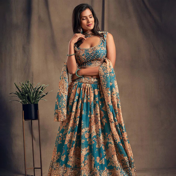 https://soulstylez.com/products/blue-beige-printed-semi-stitched-lehenga-unstitched-blouse-with-dupatta