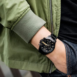 Armani Exchange Chronograph Men's Watch (Black Dial)